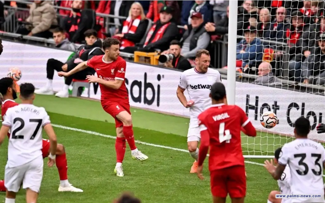 ليفربول يتغلب على وست هام ويقترب من حسم البريميرليغ